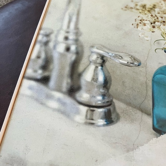 Powder Room ￼Bathroom Wall Decor Canvas Spa Hanging art - Picture 4 of 9